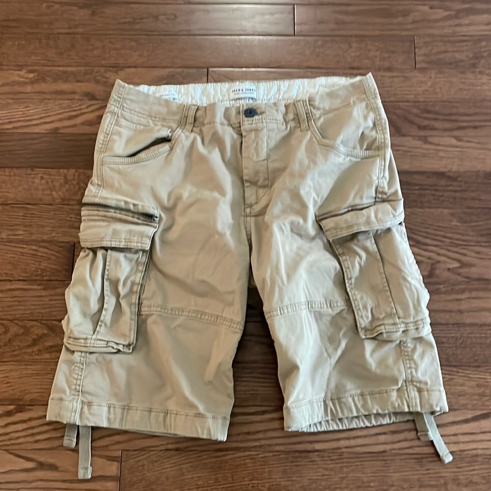 Jack & Jones Tan Cargo Shorts